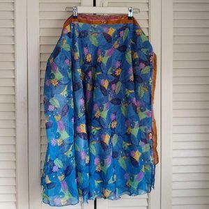 2 for $50! Vintage Silk Wrap Skirt Dress